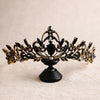 bride retro black crystal crown queen tiara brides wedding jewelry hair accessories-Dollar Bargains Online Shopping Australia