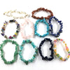 35Color Natural Gem Stone Bracelet Irregular Crystal Stretch Chip beads Nuggets Bracelets Bangles Quartz Wristband For Women-Dollar Bargains Online Shopping Australia