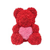 Rose Bear Heart Artificial Flower Rose Teddy Bear Women Wedding Birthday Christmas Gift-Dollar Bargains Online Shopping Australia