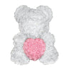 Rose Bear Heart Artificial Flower Rose Teddy Bear Women Wedding Birthday Christmas Gift-Dollar Bargains Online Shopping Australia