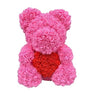 Rose Bear Heart Artificial Flower Rose Teddy Bear Women Wedding Birthday Christmas Gift-Dollar Bargains Online Shopping Australia