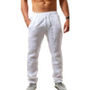 Cotton Linen Pants Male Summer Breathable Solid Color Linen Trousers Fitness Streetwear M-3XL-Dollar Bargains Online Shopping Australia