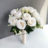 Bridal Bridesmaid Wedding Bouquet White Silk Flowers Roses Artificial Bride Boutonniere Pins Mariage Bouquet Wedding Accessories-Dollar Bargains Online Shopping Australia