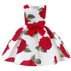 Summer Kids Flower Dresses for Girls Christmas Children Clothing Dress Princess Brithday Wedding Party Baby Girl Dress With Bow-Dollar Bargains Online Shopping Australia