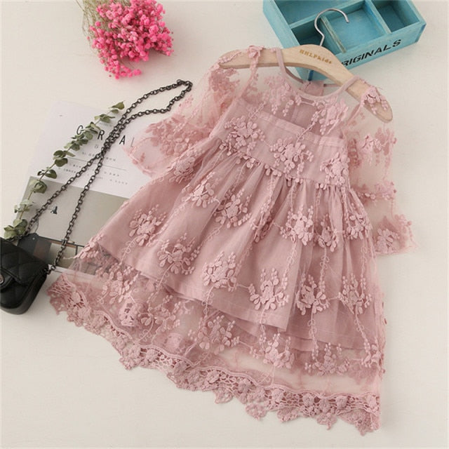 Autumn Girl Dress Children Clothes Kids Dresses For Girls Party Dress Long Sleeve Knitted Sweater Toddler Girl Dress-Dollar Bargains Online Shopping Australia