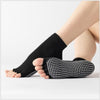 Yoga Toe Socks with Grips Pilates Women Toeless Socks for for Pilates Barre Fitness Non-slip Socks-Dollar Bargains Online Shopping Australia