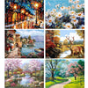 DIY Painting By Numbers Picture Colouring Zero Basis HandPainted Oil Painting Unique Gift Home Decor-Dollar Bargains Online Shopping Australia