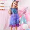 Girls Perform Dress Children Princess Tutu Dress Toddlers Summer Prom Dresses Kids Birthday Party School Casual Clothes-Dollar Bargains Online Shopping Australia