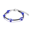 Lucky Evil Eye Bracelets Blue Evil Eye Bead Bracelet Men Women Handmade Lucky Jewelry Charm Bracelet-Dollar Bargains Online Shopping Australia