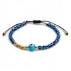 Lucky Evil Eye Bracelets Blue Evil Eye Bead Bracelet Men Women Handmade Lucky Jewelry Charm Bracelet-Dollar Bargains Online Shopping Australia