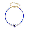 Lucky Evil Eye Bracelets Blue Evil Eye Bead Bracelet Men Women Handmade Lucky Jewelry Charm Bracelet-Dollar Bargains Online Shopping Australia