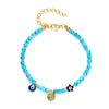 Lucky Evil Eye Bracelets Blue Evil Eye Bead Bracelet Men Women Handmade Lucky Jewelry Charm Bracelet-Dollar Bargains Online Shopping Australia