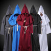 Wizard Costume Halloween Cosplay Medieval Monk Friar Robe Priest Costume Ancient Clothing Christian Suit-Dollar Bargains Online Shopping Australia