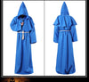 Wizard Costume Halloween Cosplay Medieval Monk Friar Robe Priest Costume Ancient Clothing Christian Suit-Dollar Bargains Online Shopping Australia