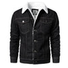 Men Denim Jackets Winter Fleece Blue Jeans Coats High Quality Male Thicker Warm Casual Coats Solid Classic Denim Jackets 6XL-Dollar Bargains Online Shopping Australia