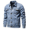 Men Denim Jackets Winter Fleece Blue Jeans Coats High Quality Male Thicker Warm Casual Coats Solid Classic Denim Jackets 6XL-Dollar Bargains Online Shopping Australia