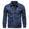 Men Denim Jackets Winter Fleece Blue Jeans Coats High Quality Male Thicker Warm Casual Coats Solid Classic Denim Jackets 6XL-Dollar Bargains Online Shopping Australia