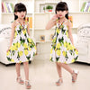 Summer Girls Floral Dress Sling Ruffles Bohemian Beach Princess Dresses for Girl Clothing-Dollar Bargains Online Shopping Australia