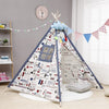 Tent Teepee Tent For Kids Portable Tipi House for Kids Play House Kids Tents Lights Decoration Carpet-Dollar Bargains Online Shopping Australia