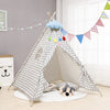 Tent Teepee Tent For Kids Portable Tipi House for Kids Play House Kids Tents Lights Decoration Carpet-Dollar Bargains Online Shopping Australia