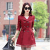 Women trench coats spring autumn overcoats fashion ladies lace slim style trench coats LS6679na-Dollar Bargains Online Shopping Australia