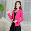 Spring Women Slim Blazer Coat Fashion Casual Jacket Long Sleeve One Button Suit Ladies Blazers Work Wear SY1005-Dollar Bargains Online Shopping Australia