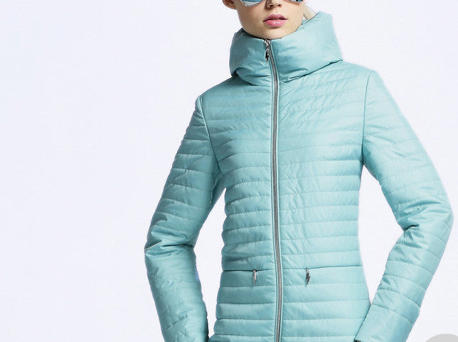 Women Thin Cotton-padded jacket coat spring autumn High Quality Quilting Parka leisure European Style outwear-Dollar Bargains Online Shopping Australia