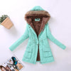 Autumn Winter Women Jacket Cotton Padded Casual Slim Coat Emboridery Hooded Parkas Plus Size 3xl Wadded Overcoat-Dollar Bargains Online Shopping Australia