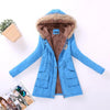 Autumn Winter Women Jacket Cotton Padded Casual Slim Coat Emboridery Hooded Parkas Plus Size 3xl Wadded Overcoat-Dollar Bargains Online Shopping Australia