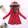 Autumn Winter Women Jacket Cotton Padded Casual Slim Coat Emboridery Hooded Parkas Plus Size 3xl Wadded Overcoat-Dollar Bargains Online Shopping Australia