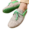 Fashion Men Summer Shoes Breathable Weaving Shoes Men Lace-up Flats Casual Driving Loafers-Dollar Bargains Online Shopping Australia