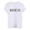 Killin It Letter Print Fashion Women Summer Top Letter Print Casual T shirt Sexy Slim Funny Top Tee Short Sleeve Shirts-Dollar Bargains Online Shopping Australia