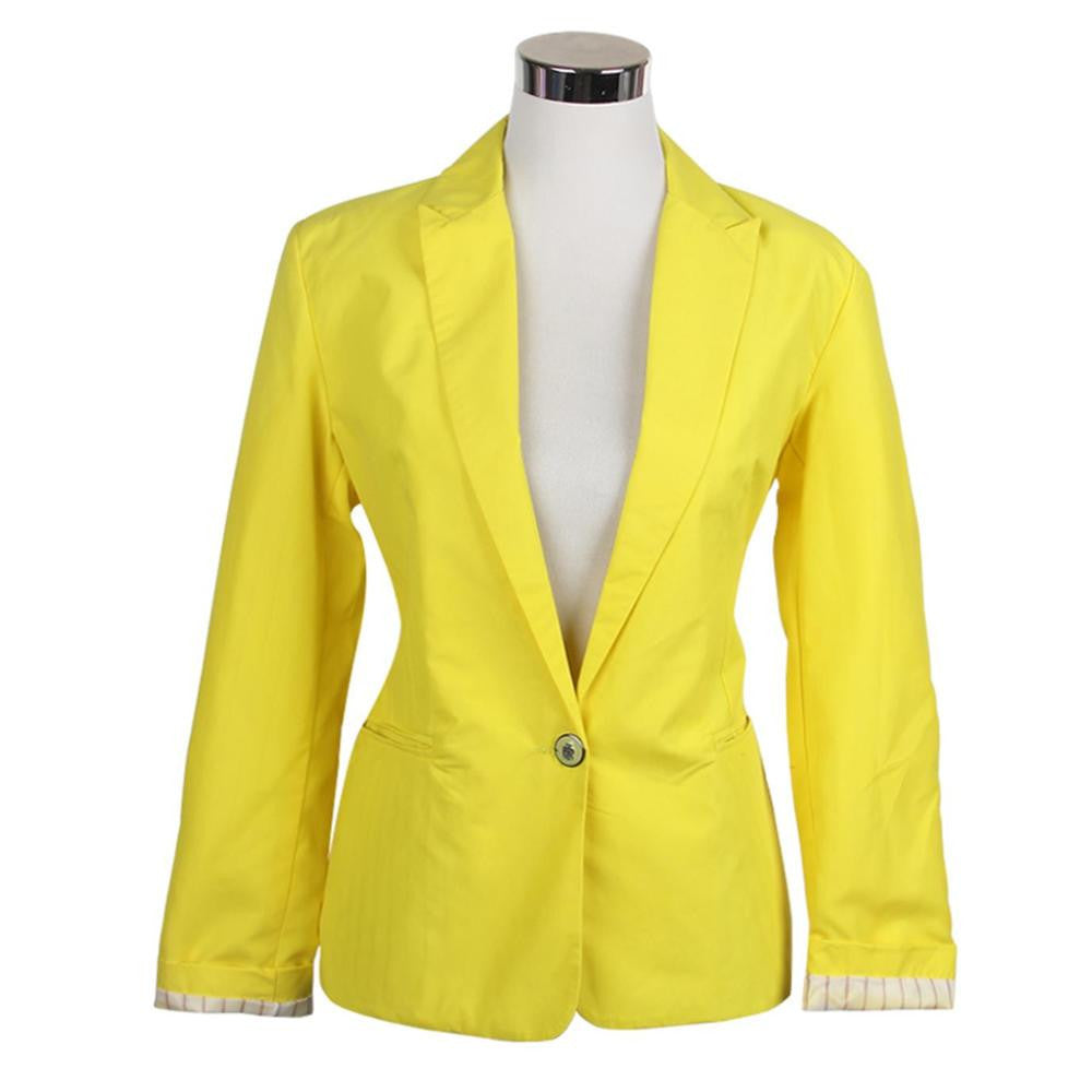 Blazer Women Candy Color Jackets Suit Slim yards Ladies Blazers Work Wear Jacket-Dollar Bargains Online Shopping Australia