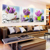 No Frame Orchid Wall Painting Flower Canvas Painting Home Decoration Pictures Wall Pictures For Living Room Modular Pictures-Dollar Bargains Online Shopping Australia