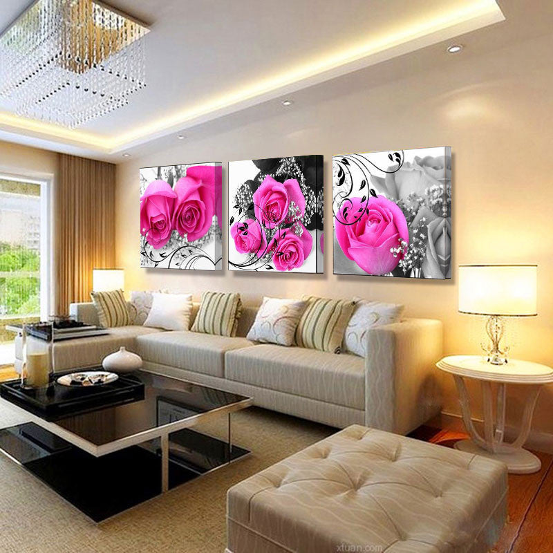 No Frame Orchid Wall Painting Flower Canvas Painting Home Decoration P