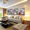 No Frame Orchid Wall Painting Flower Canvas Painting Home Decoration Pictures Wall Pictures For Living Room Modular Pictures-Dollar Bargains Online Shopping Australia