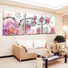 No Frame Orchid Wall Painting Flower Canvas Painting Home Decoration Pictures Wall Pictures For Living Room Modular Pictures-Dollar Bargains Online Shopping Australia