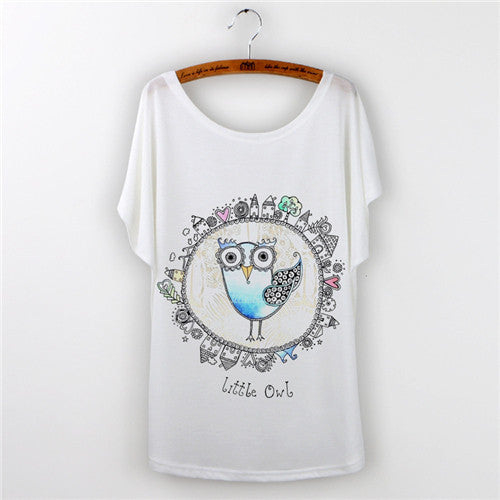 Totoro tshirt Casual T-shirt Women Tops Graphic Tee Shirt Animal Panda Print Short Sleeve O-neck-Dollar Bargains Online Shopping Australia