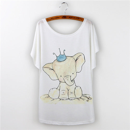 Totoro tshirt Casual T-shirt Women Tops Graphic Tee Shirt Animal Panda Print Short Sleeve O-neck-Dollar Bargains Online Shopping Australia