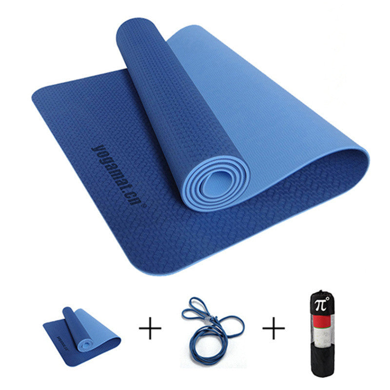 TPE Yoga mats fitness Three parts environmental tasteless colchonete fitness yoga gym exercise mats 183*61*0.6-Dollar Bargains Online Shopping Australia