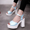 summer fish mouth Sponge fish mouth Women's shoes Waterproof Thick with High-heeled sandals female S130-Dollar Bargains Online Shopping Australia