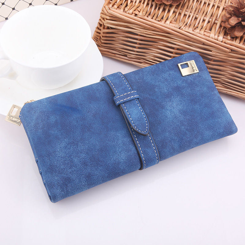 Susan' HOT Women Ladies Female Long Matte PU Leather Hasp Clutch Wallets Coin Purses Card Holder Handbag Monedero-Dollar Bargains Online Shopping Australia