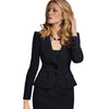 Womens Autumn Winter Long Sleeve Turn Down Collar Button Wear to Work Blazer 1359-Dollar Bargains Online Shopping Australia