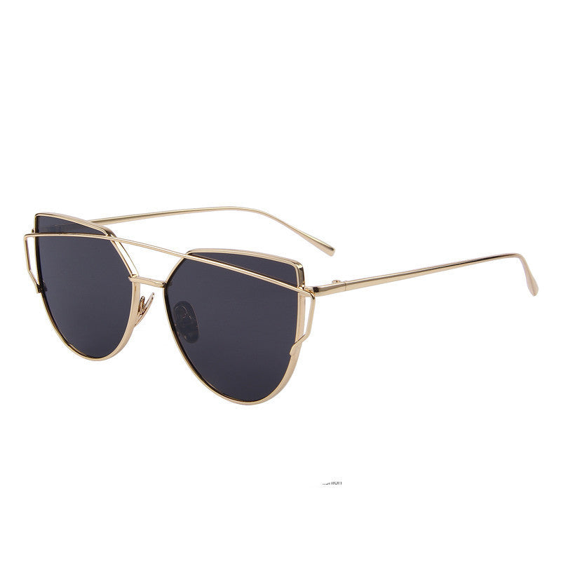 MERRY'S Fashion Women Cat Eye Sunglasses Classic Brand Designer Twin-Beams Sunglasses Coating Mirror Flat Panel Lens S'7882-Dollar Bargains Online Shopping Australia