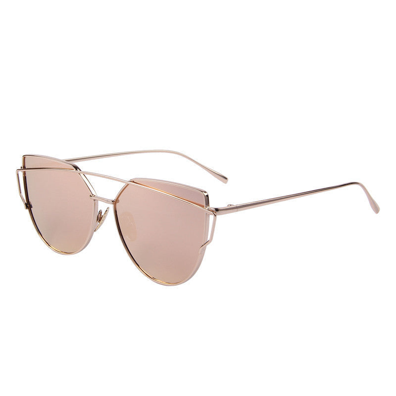 MERRY'S Fashion Women Cat Eye Sunglasses Classic Brand Designer Twin-Beams Sunglasses Coating Mirror Flat Panel Lens S'7882-Dollar Bargains Online Shopping Australia