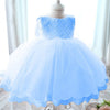 Elegant Girl Dress Girls Summer Fashion Pink Lace Big Bow Party Tulle Flower Princess Wedding Dresses Baby Girl dress-Dollar Bargains Online Shopping Australia