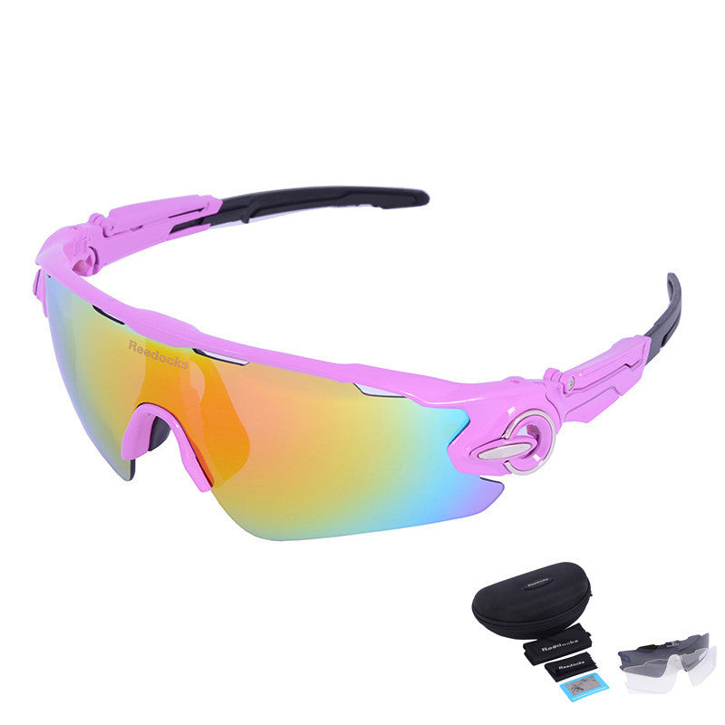 3 Lens Mens Bike Sunglasses Brand Designer Men's Outdoor Gafas Sports Polarized Cycling Glasses For Women UV400 Goggles-Dollar Bargains Online Shopping Australia