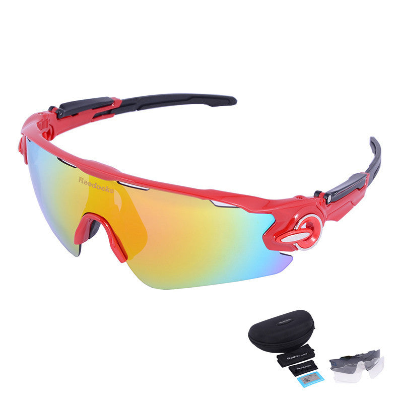 3 Lens Mens Bike Sunglasses Brand Designer Men's Outdoor Gafas Sports Polarized Cycling Glasses For Women UV400 Goggles-Dollar Bargains Online Shopping Australia