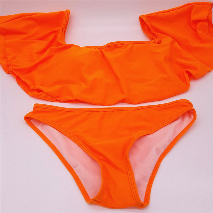 Sexy Bikini Strapless Women Bikini Set Swimwear Swimsuit Solid Color Swimming Suit Push Up Padding-Dollar Bargains Online Shopping Australia